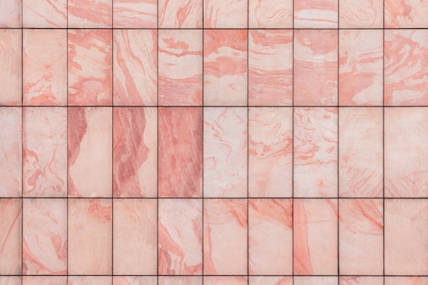 A collection of various marble tiles in different colors.