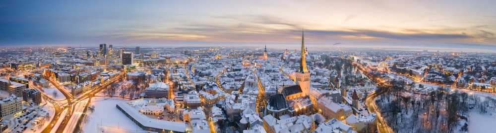 Skyline-Fotografie von Stadtgebäuden