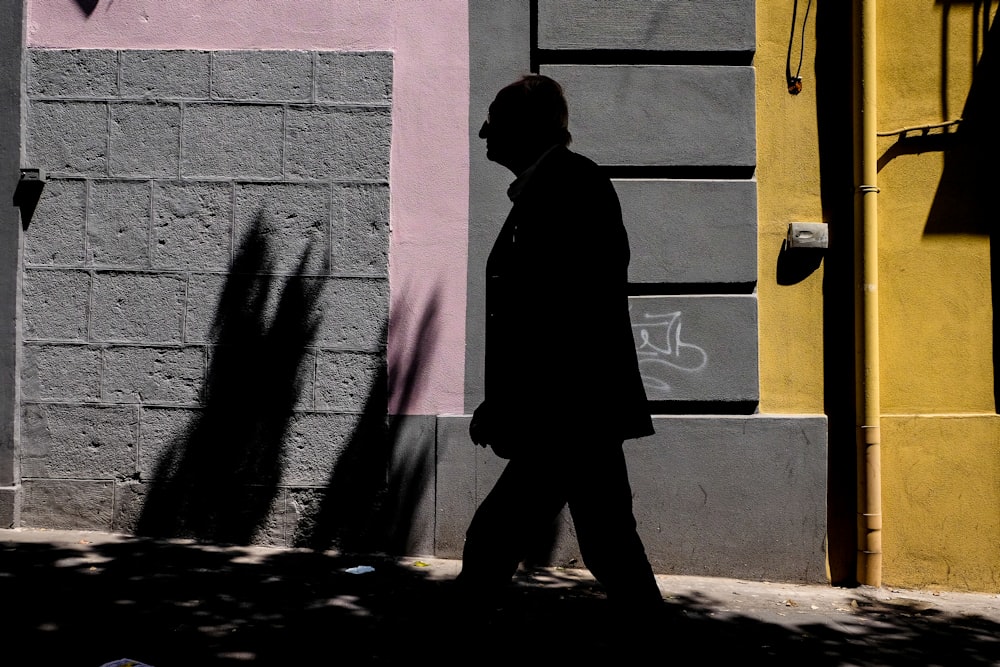 man walking on aisle