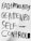 The image features bold, hand-painted words in black on a white background. The words 'Faithfulness', 'Gentleness', and 'Self-Control' are prominently displayed in an expressive brushstroke style.