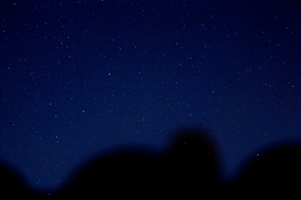 blue sky during nighttime