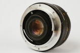 close-up photography of telephoto lens