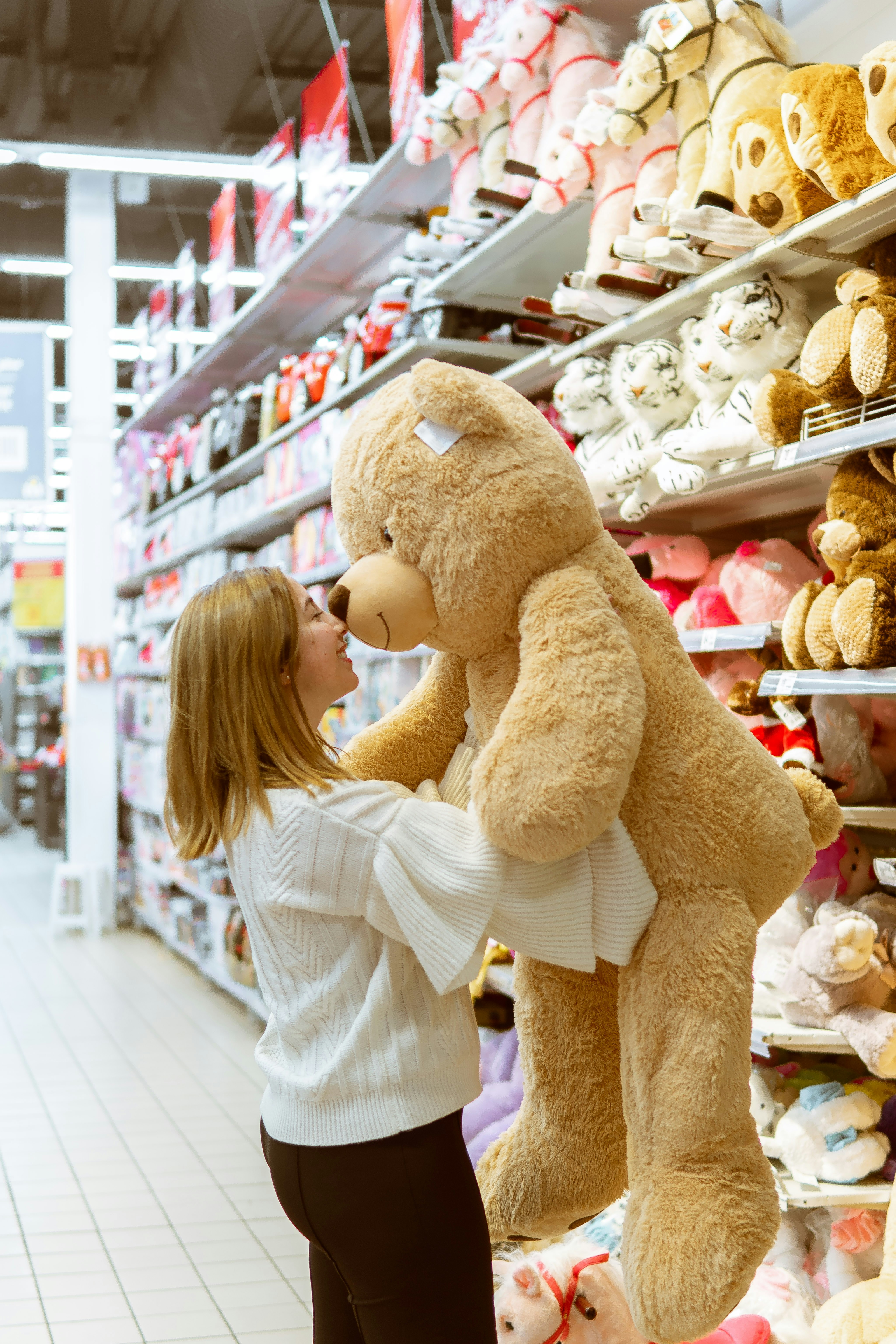 teddy bear with girl