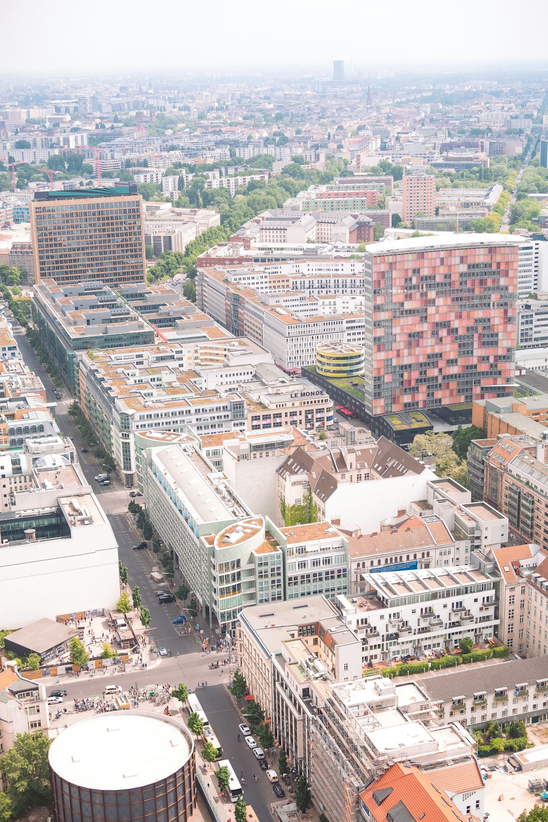 high-angle photography of high-rise buildings