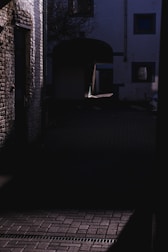 A dark alley symbolizing innovative ideas.