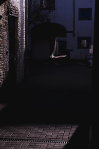 A dark alley symbolizing innovative ideas.