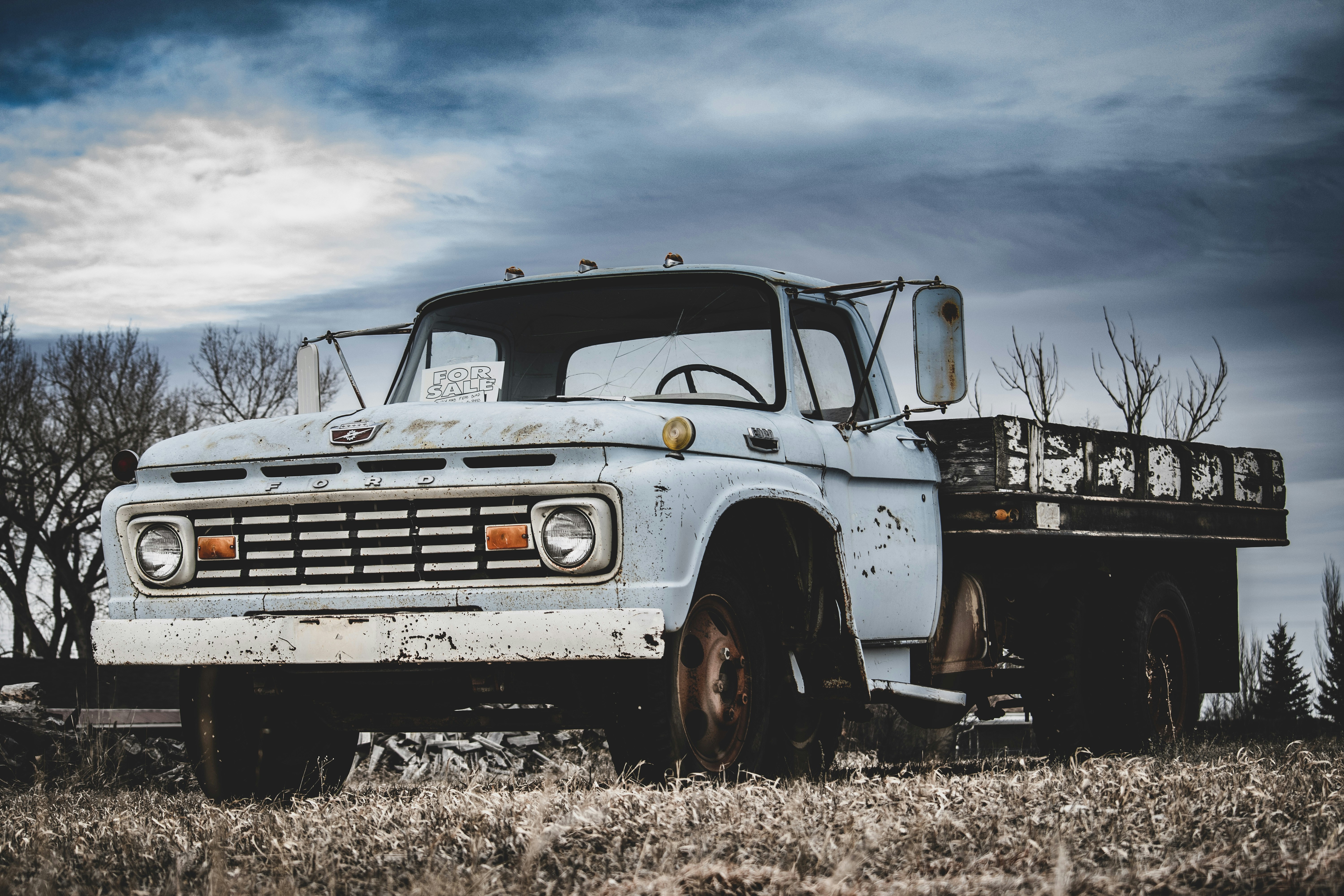 White Ford Truck Photo Free Transportation Image On Unsplash