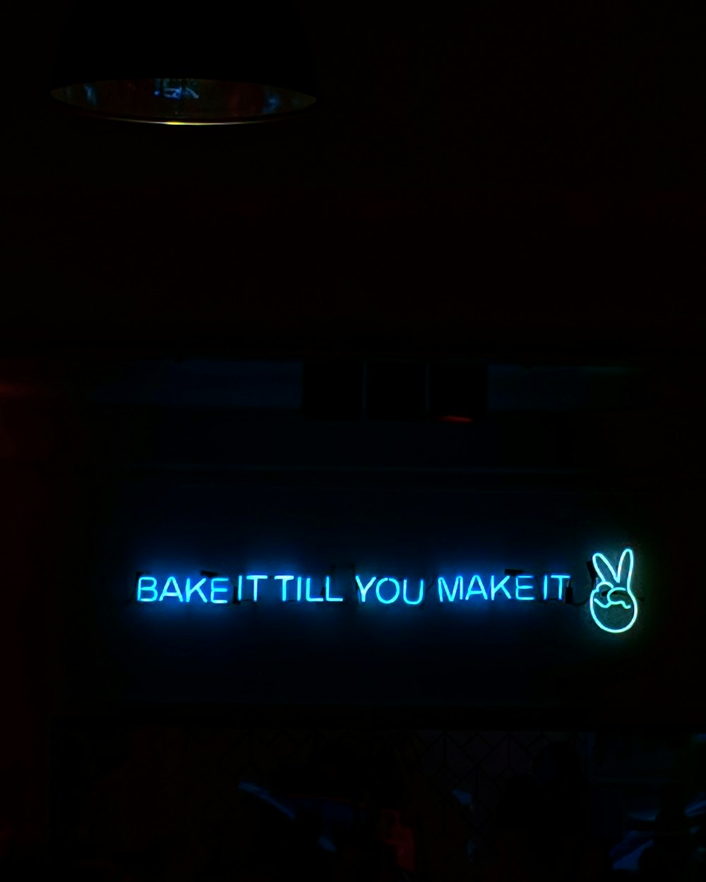 Bakt it till you make it neon signage light