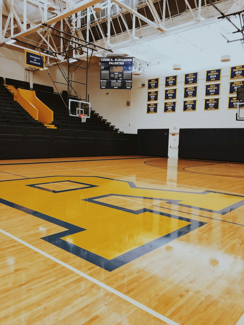 empty basketball court