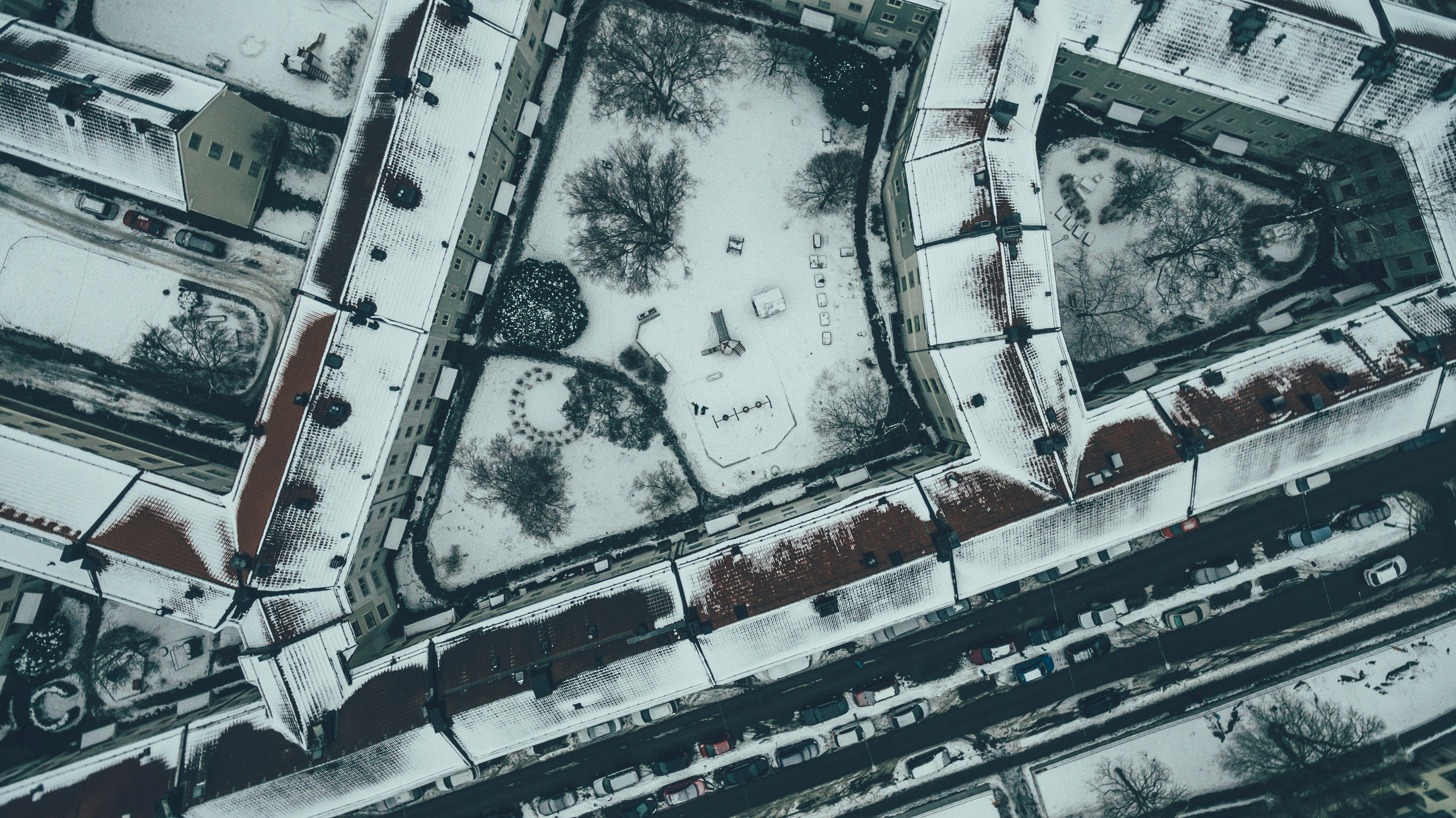 aerial photography of buildings during daytime