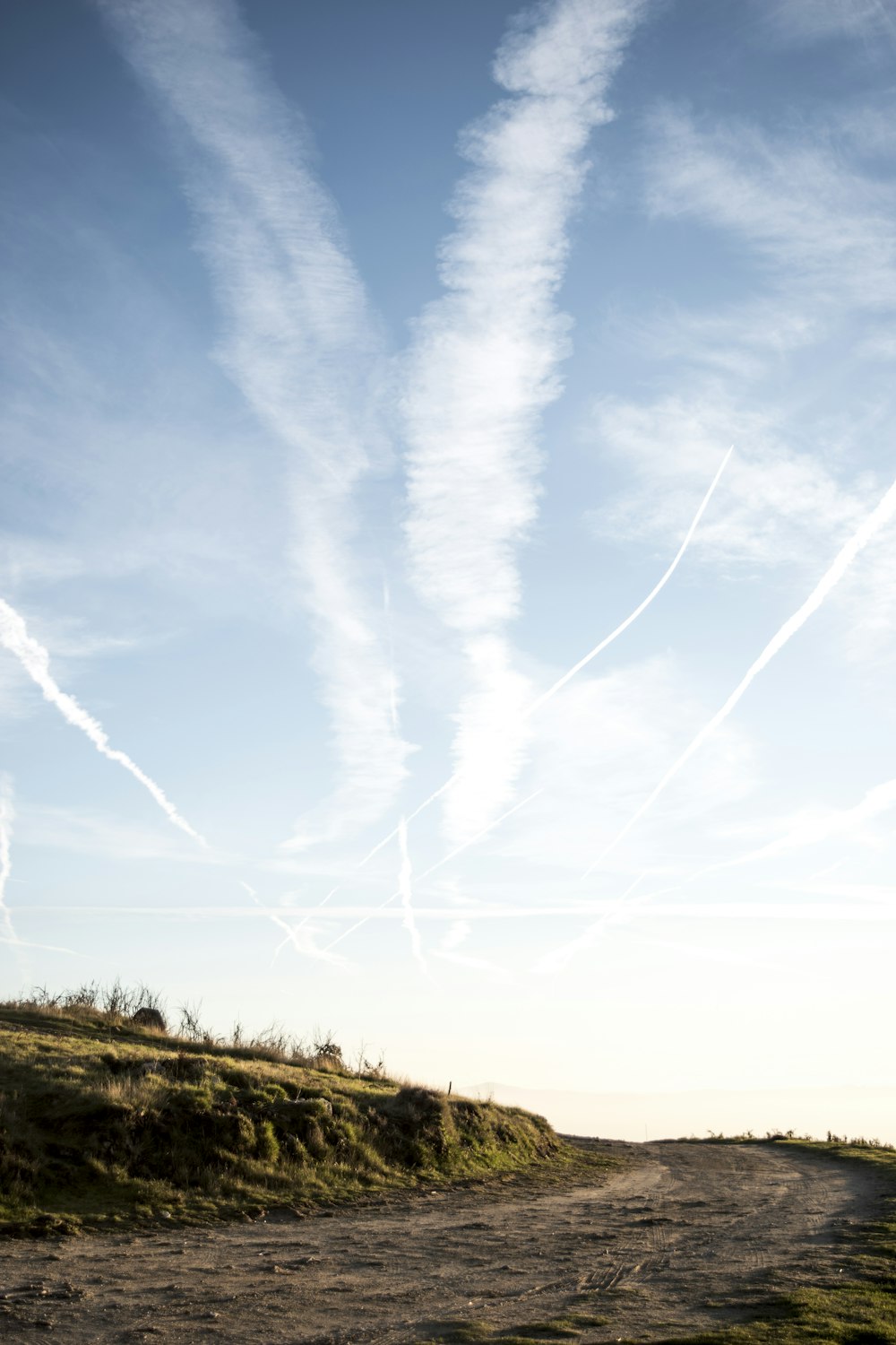 clear blue sky