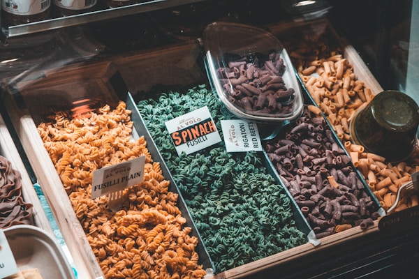 Spinach fusilli