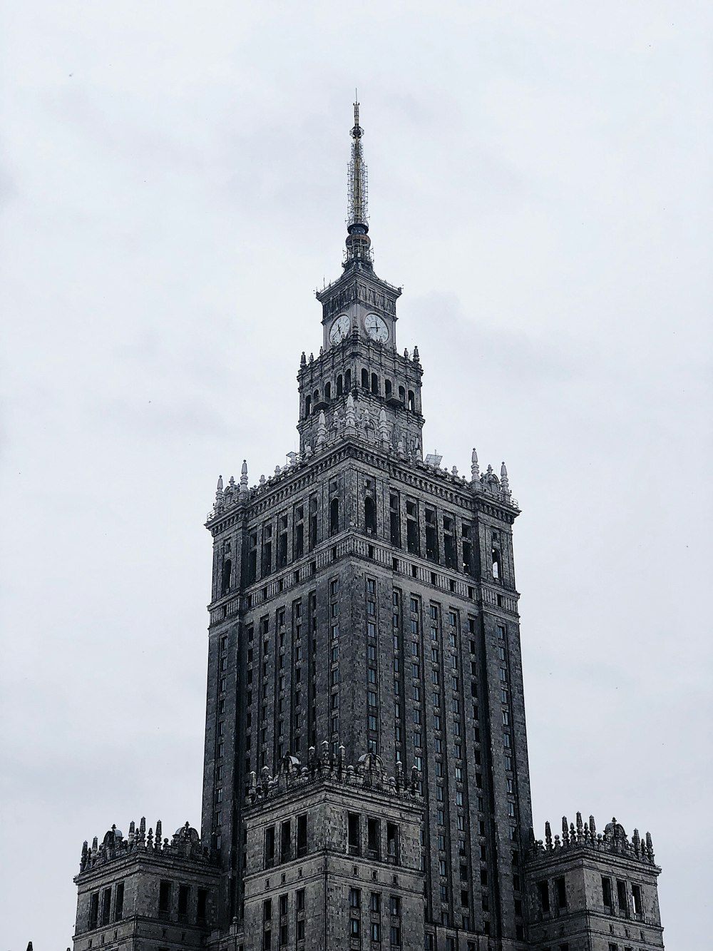 gray tower buildings