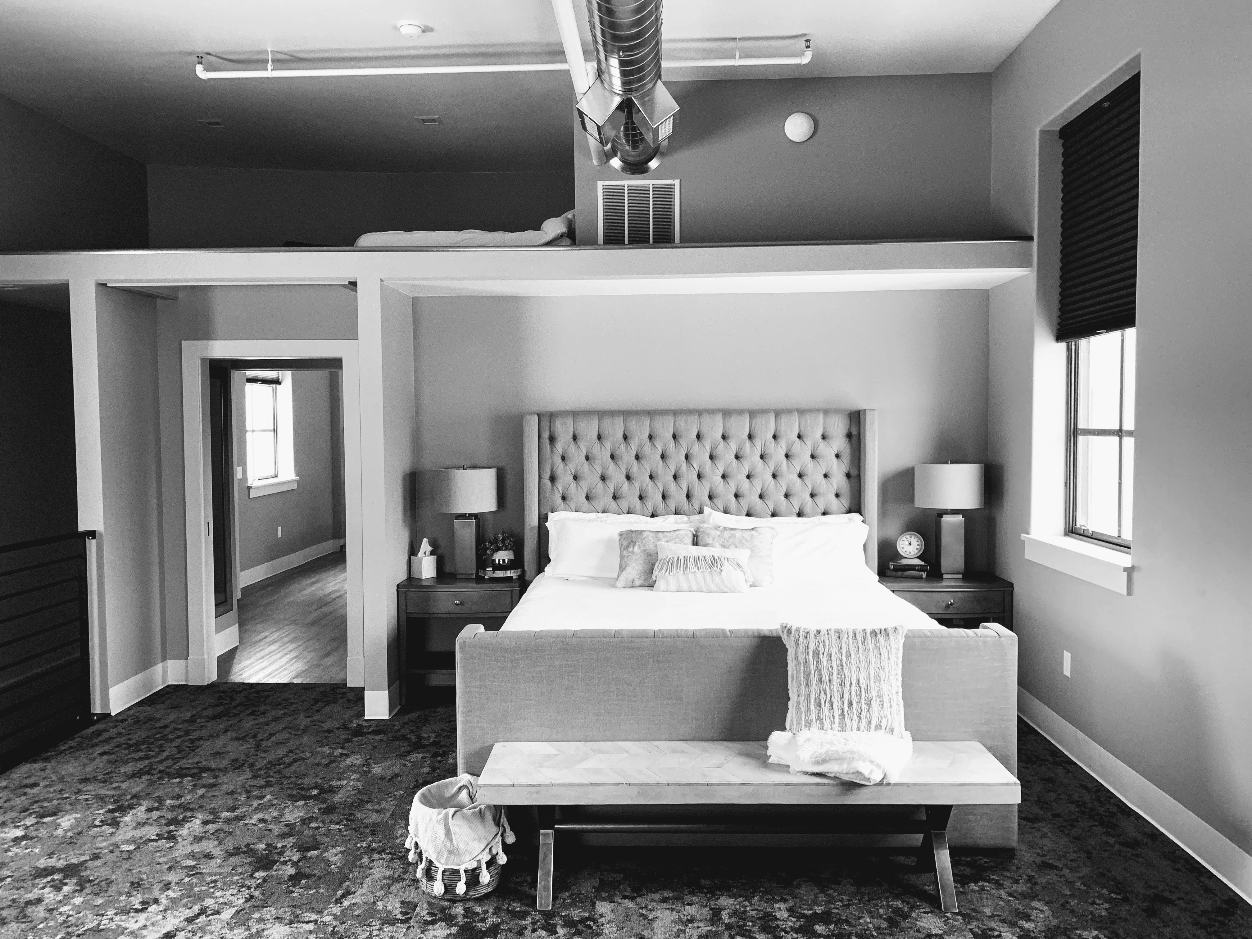 Elegant Upholstered Bed