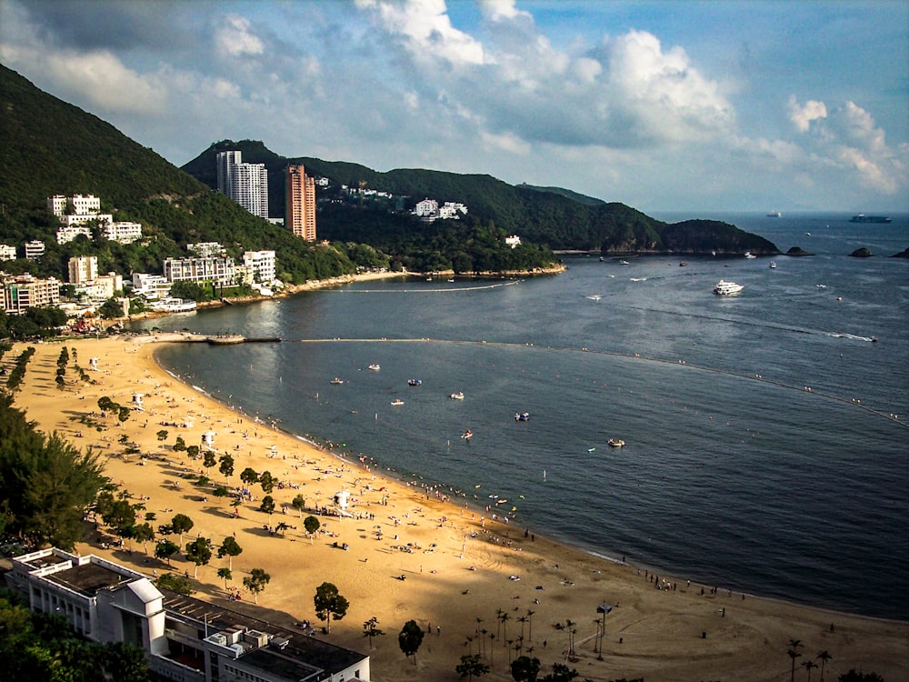 aerial photography of beach during daytime