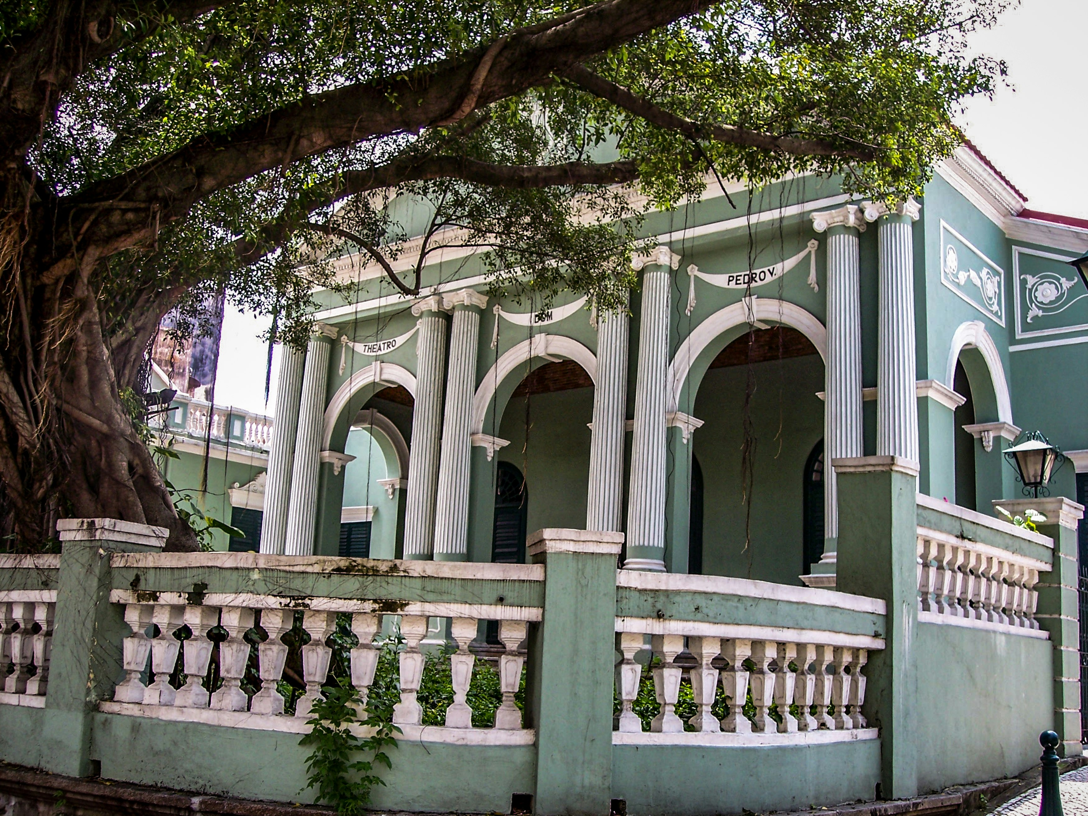 The Dom Pedro V Theatre in Macau, China.