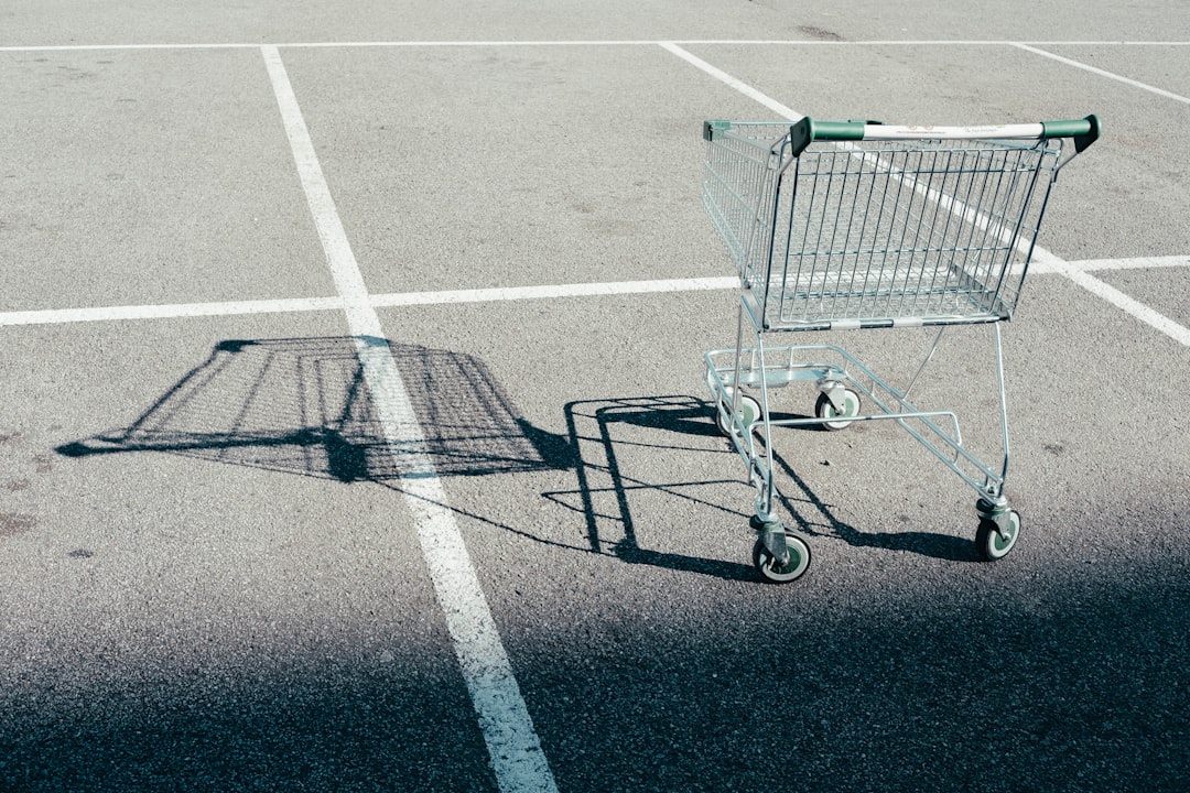 gray shopping cart
