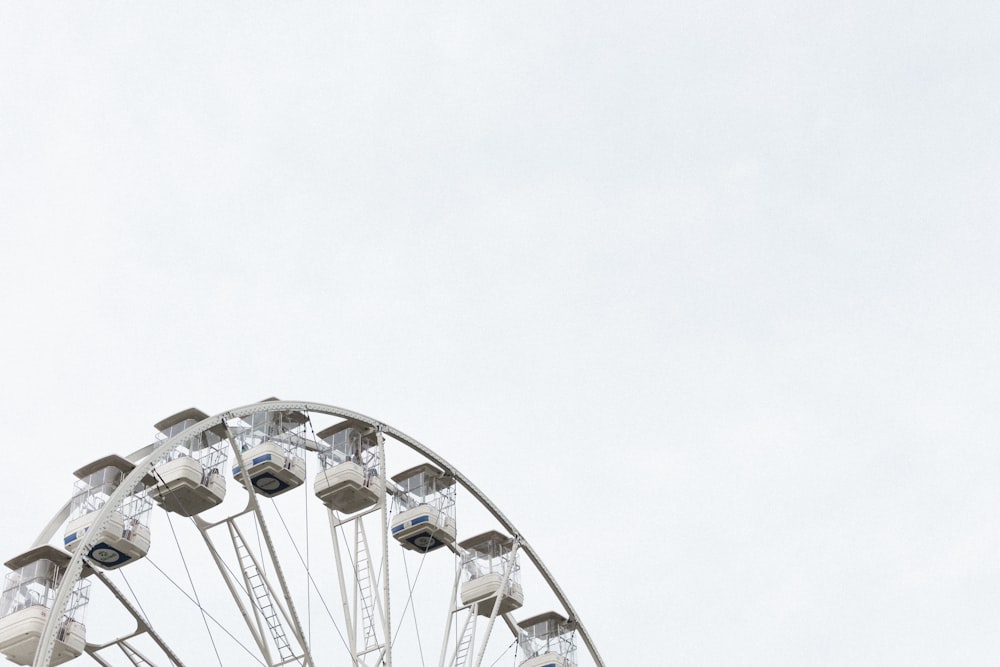 white ferris wheel