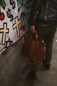 Leather Weekender