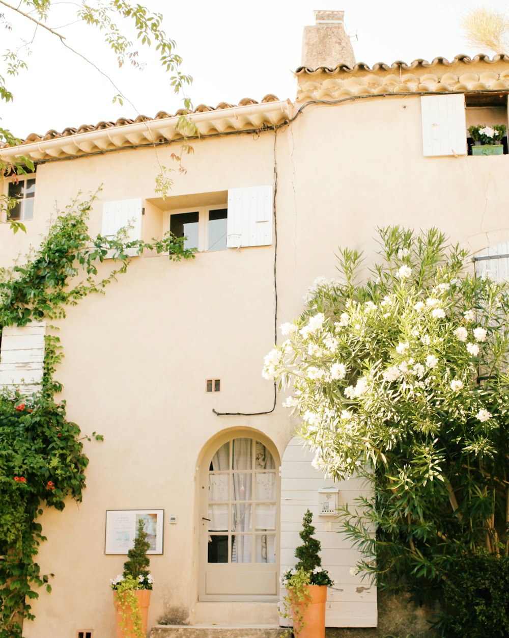 beige concrete building