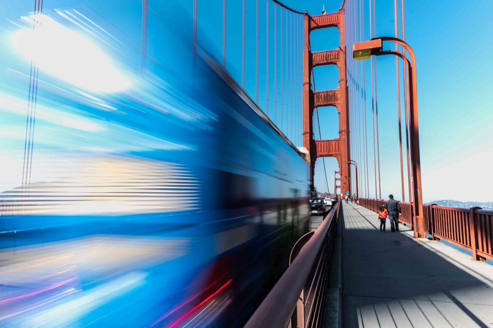 time lapse photography of Golden Gate Bridge