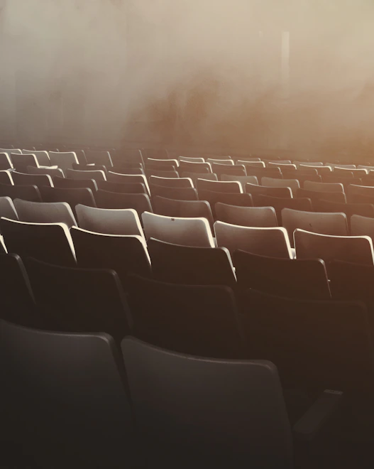 unoccupied theater seat