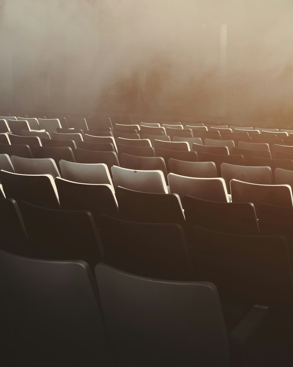 Asiento de teatro desocupado