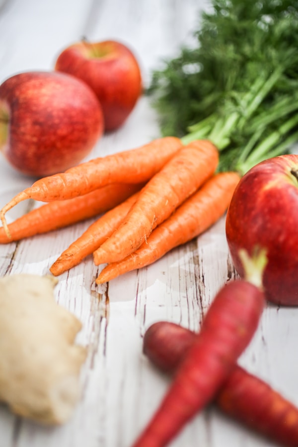 Carrots and apples