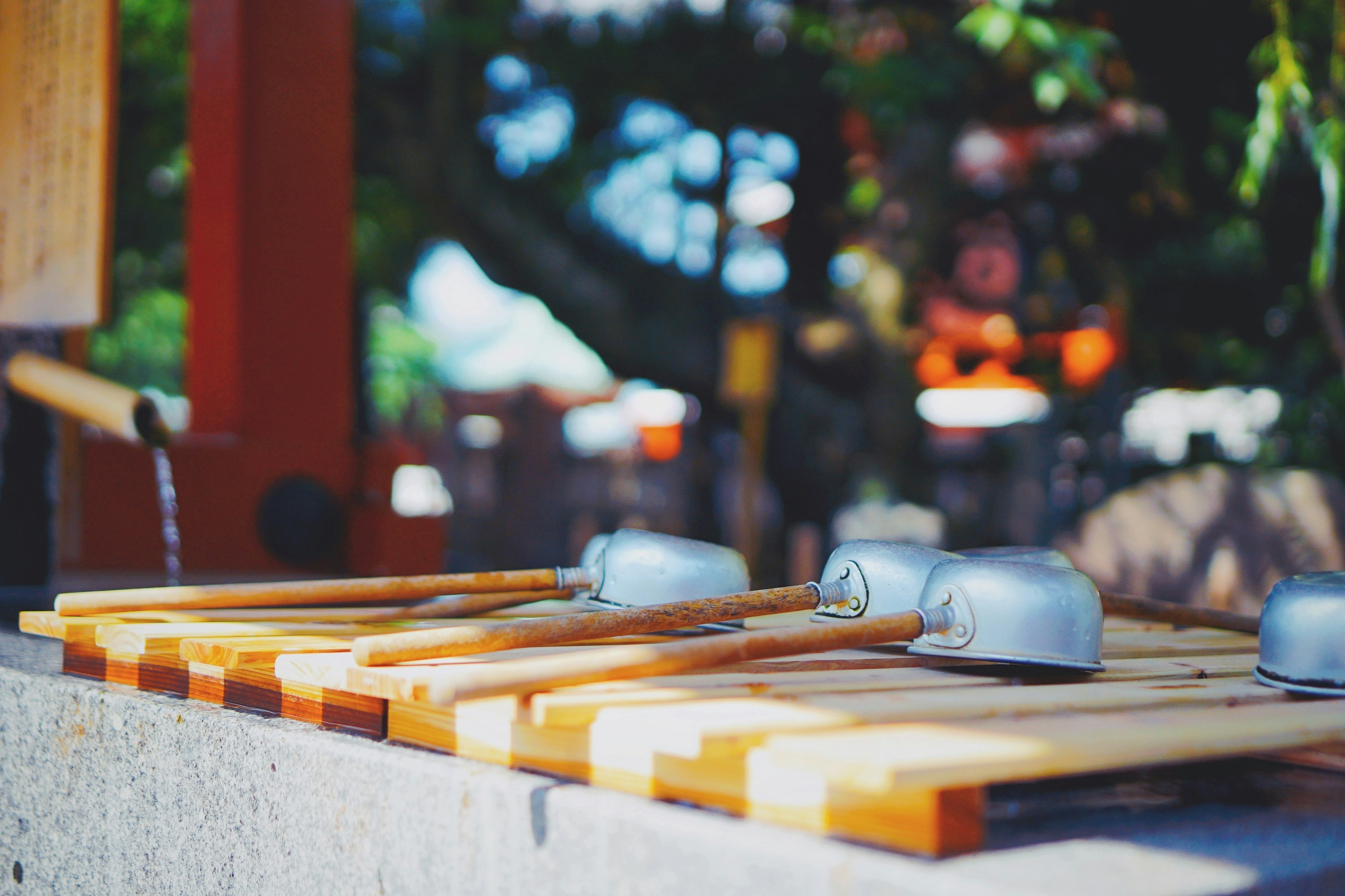 brown handled stainless steel pots good luck teams background