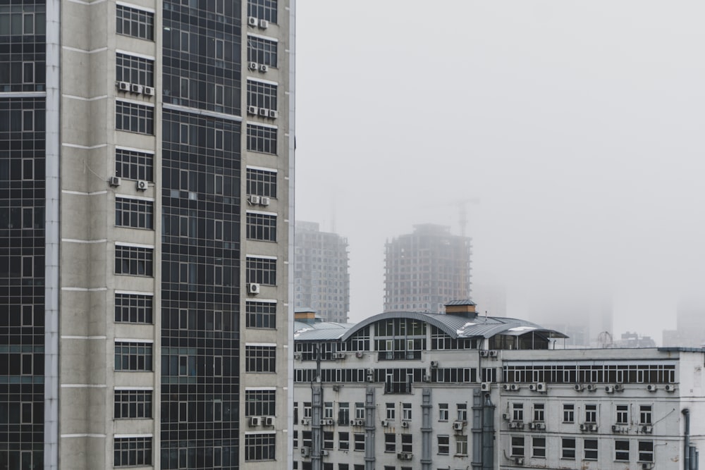 white concrete highrise building