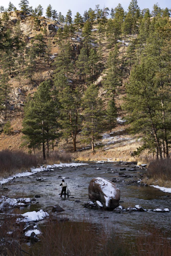 The South Platte running clear through Cheesman Canyon