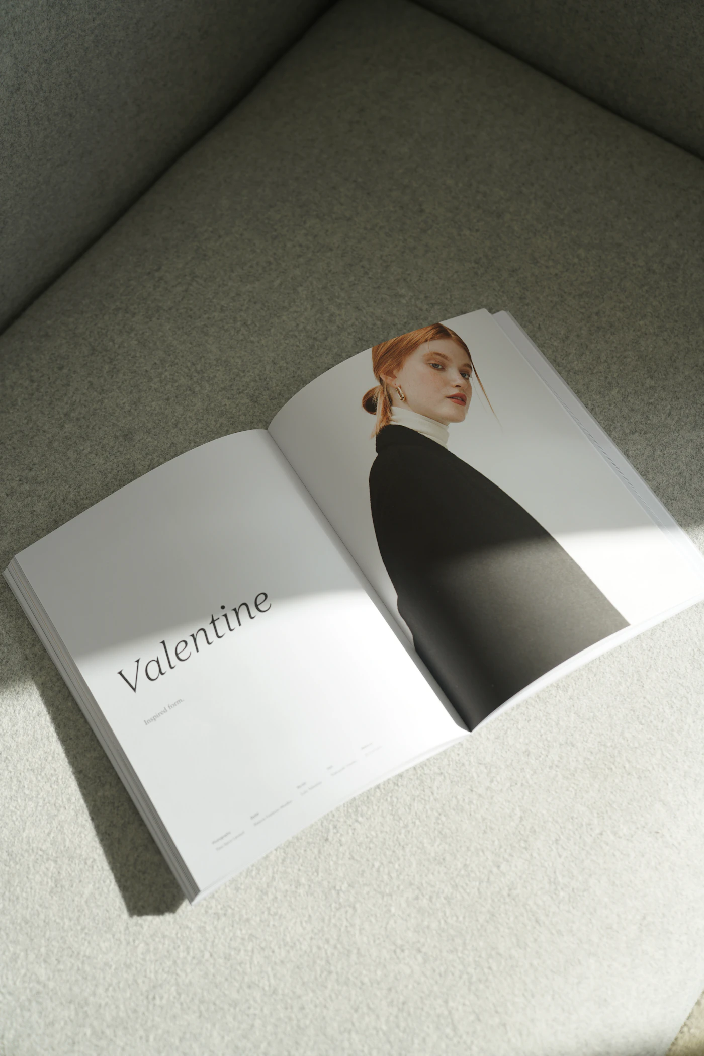 Editorial magazine — folded & trimmed