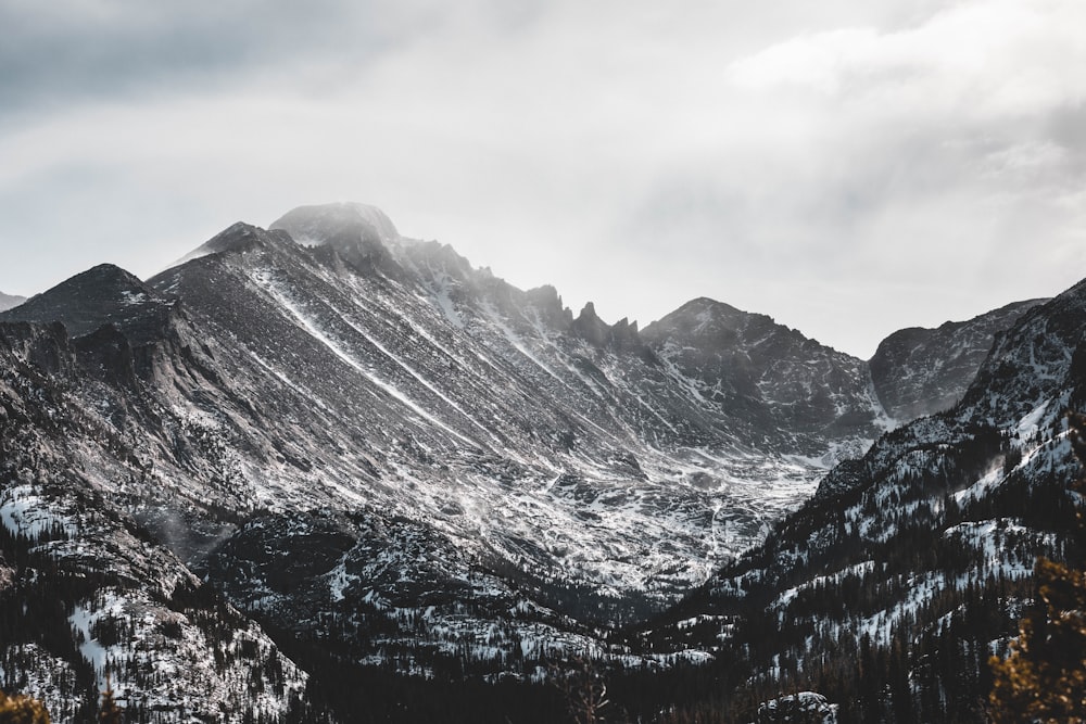 aerial view photography of mountain