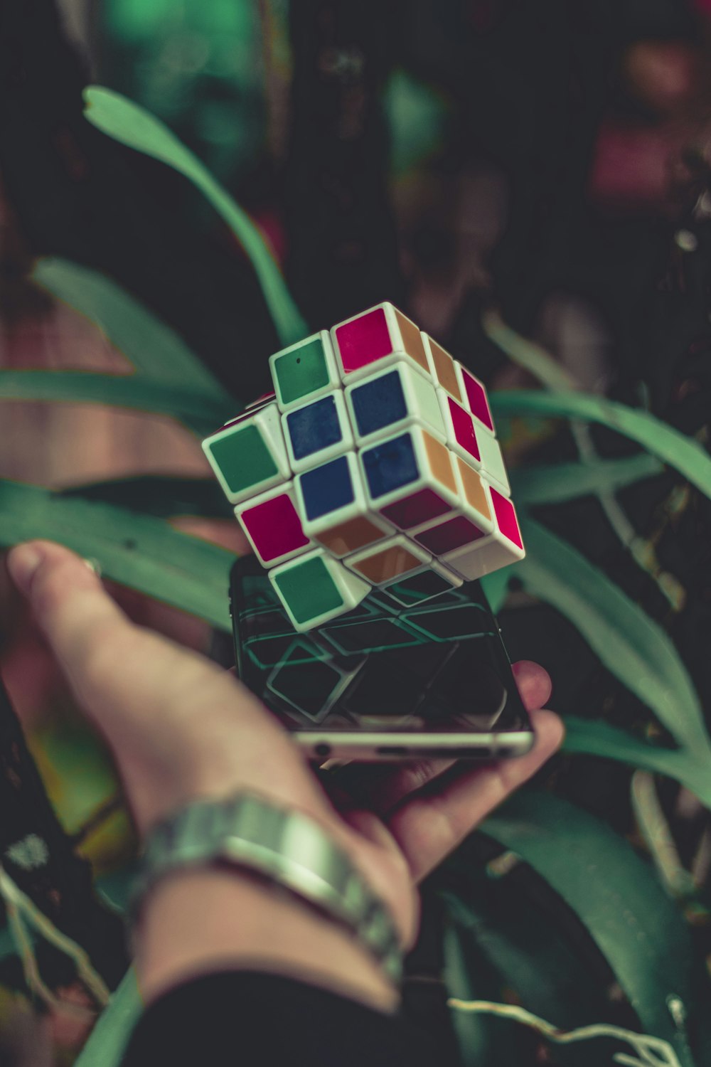 3 x 3 Rubik’s cube sur smatphone
