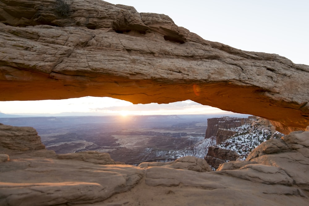 aerial photography of grand canyon