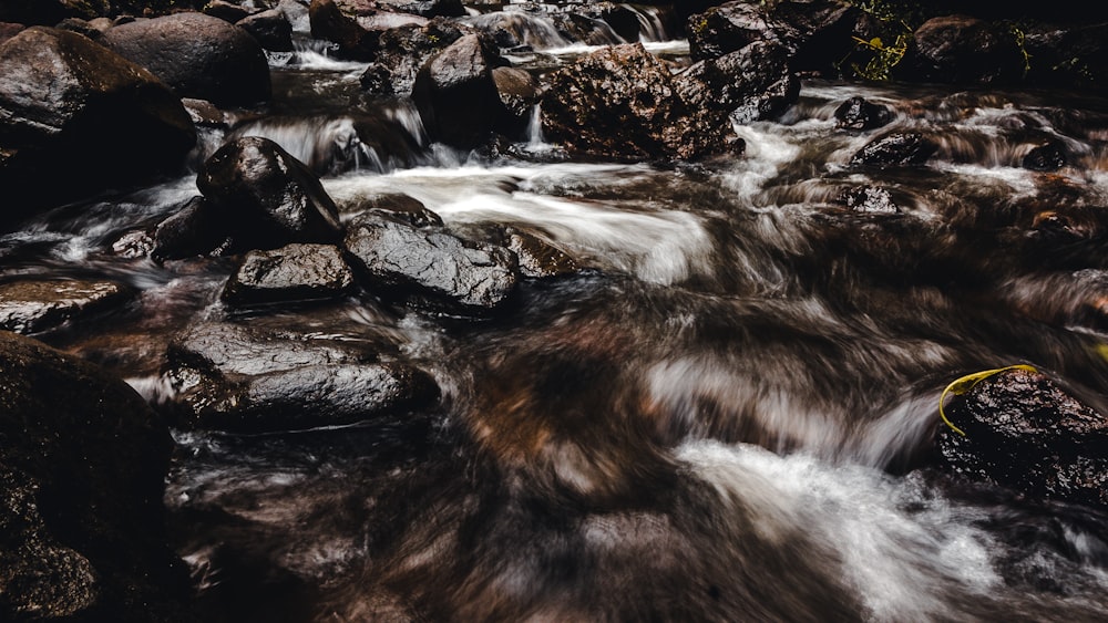 flowing body of water