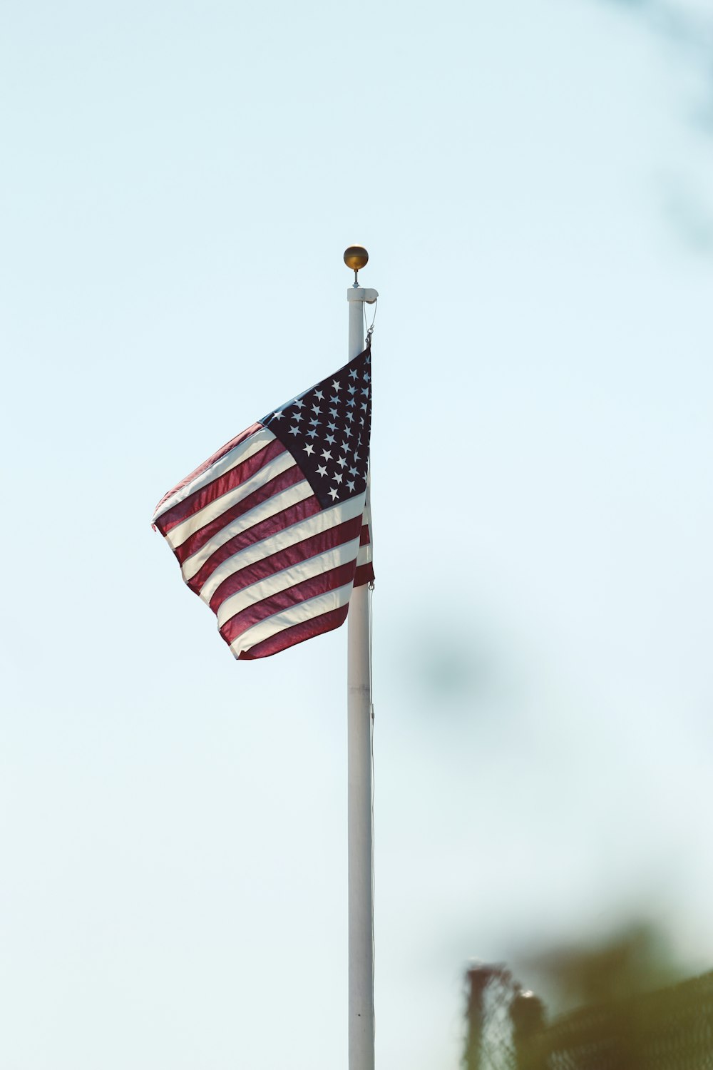 close up photo of U.S.A flag