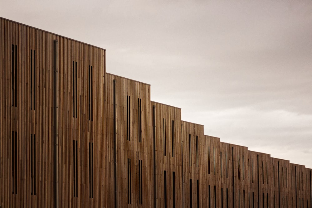 brown wooden fence