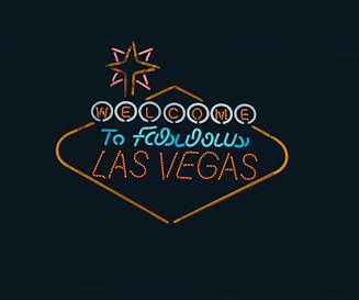 Welcome Las Vegas LED signage