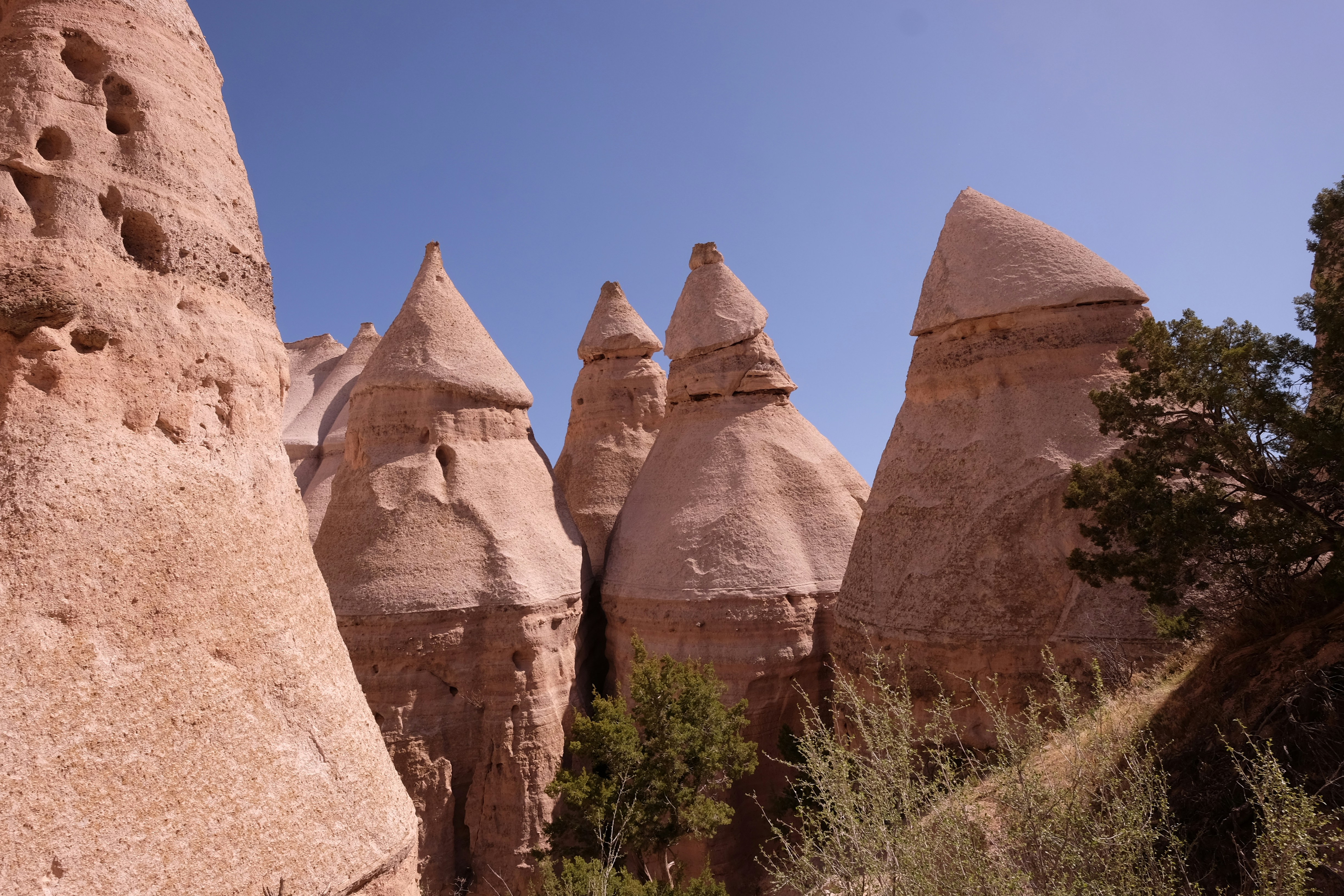 Rocks near a luxury RV park in New Mexico