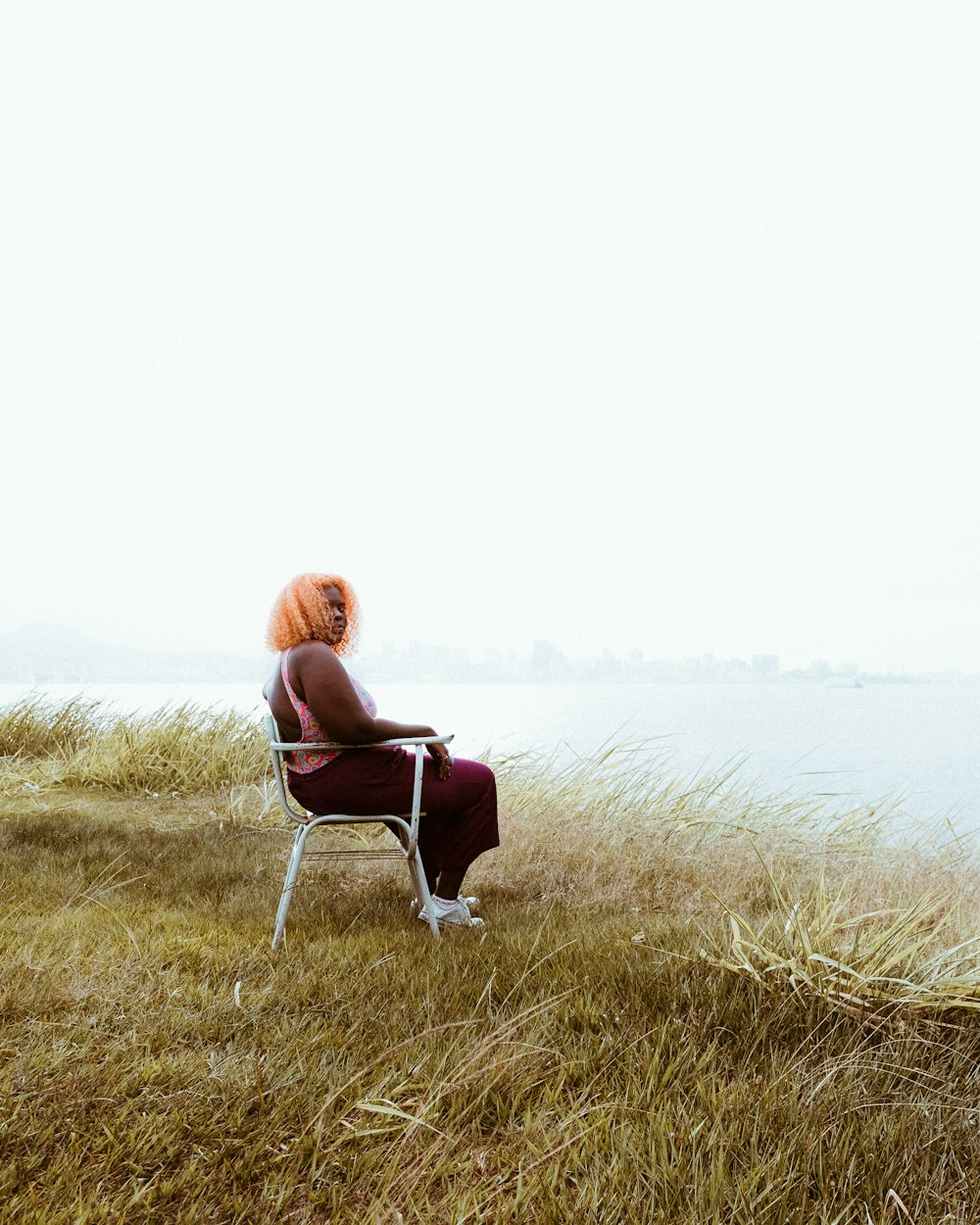 person sitting on chair during daytime