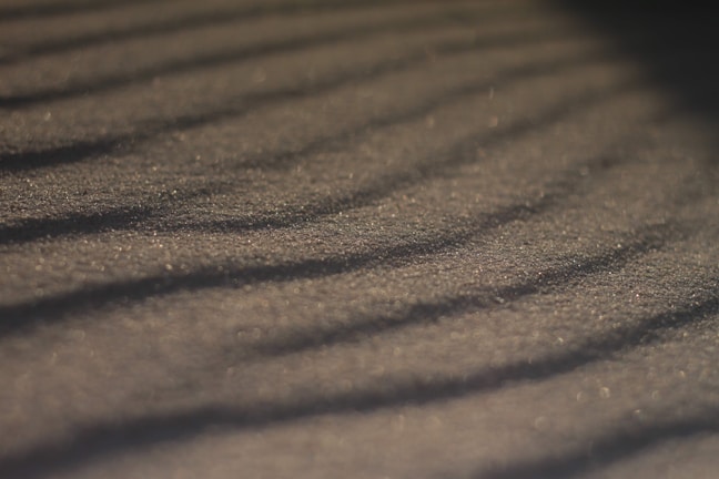 Soft shadows falling on a sand-colored textured wall with rounded edges.
