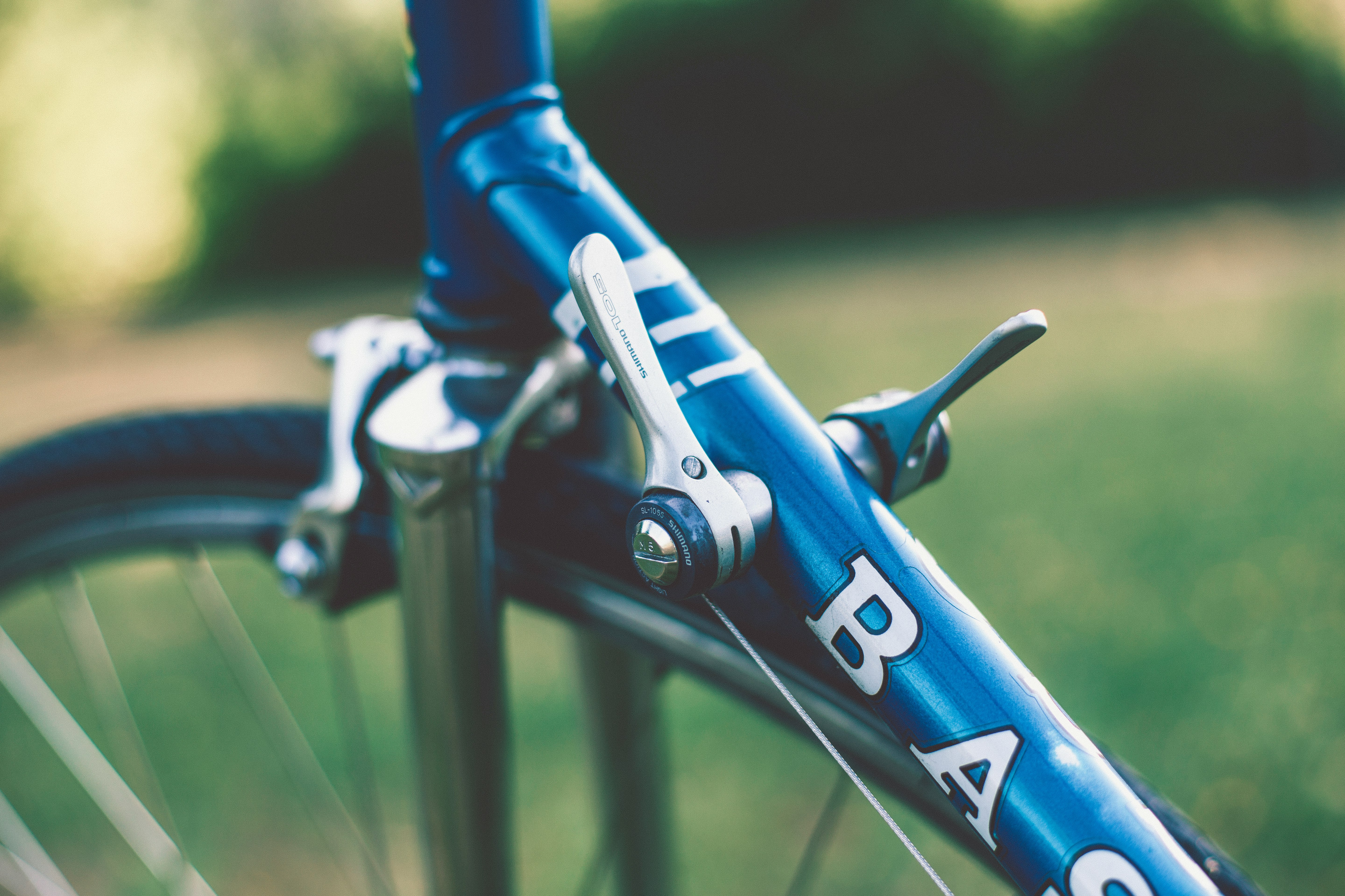 selective focus photography of bicycle
