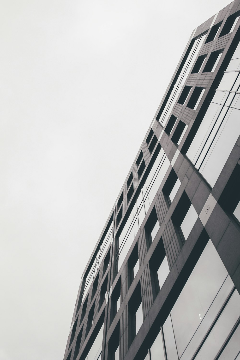 low angle photography of high rise building