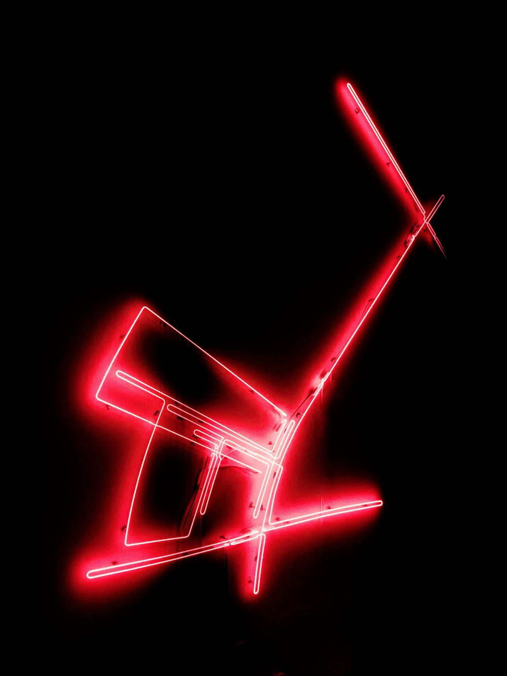 red neon signage