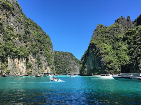 An adventurous scene featuring water sports in the Sea of Cortez.