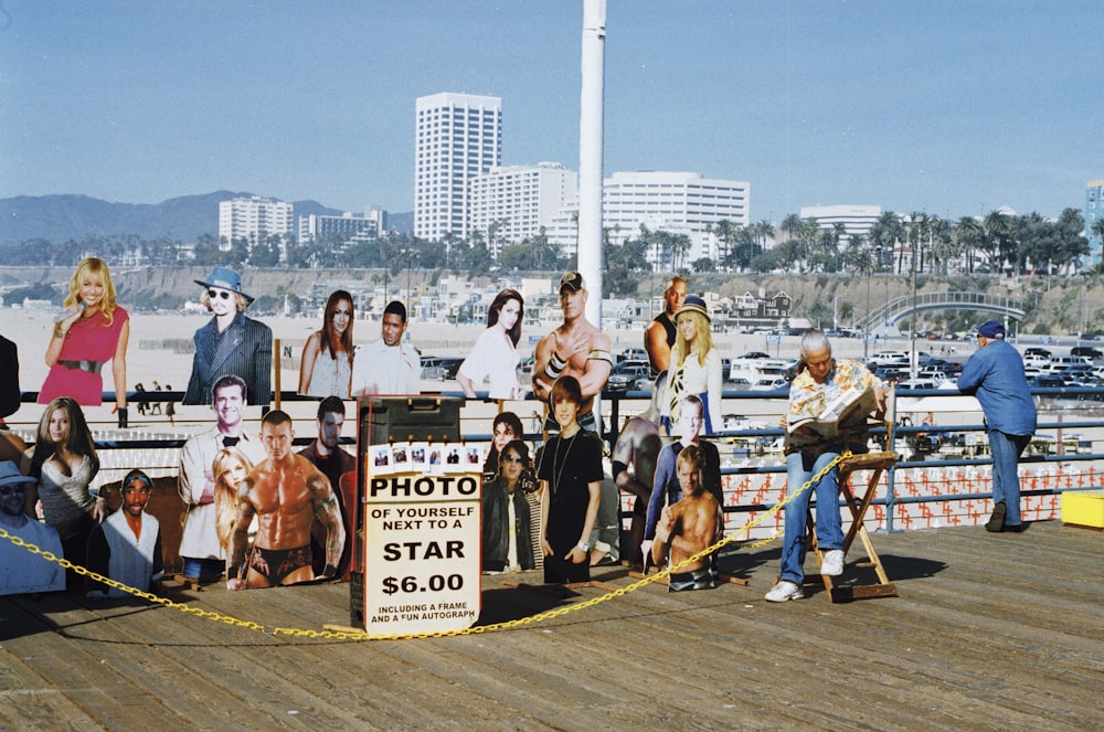 deck with Photo of Yourself near to a Star signage