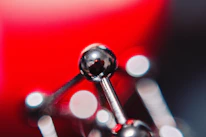 Close-up of a glowing molecular lattice representing chemical engineering expertise.