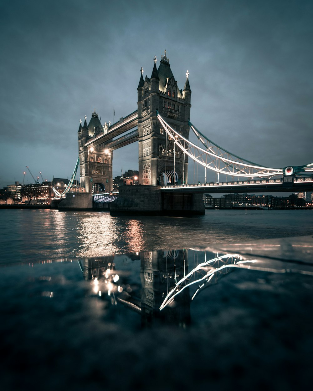 Tower Bridge, London at night