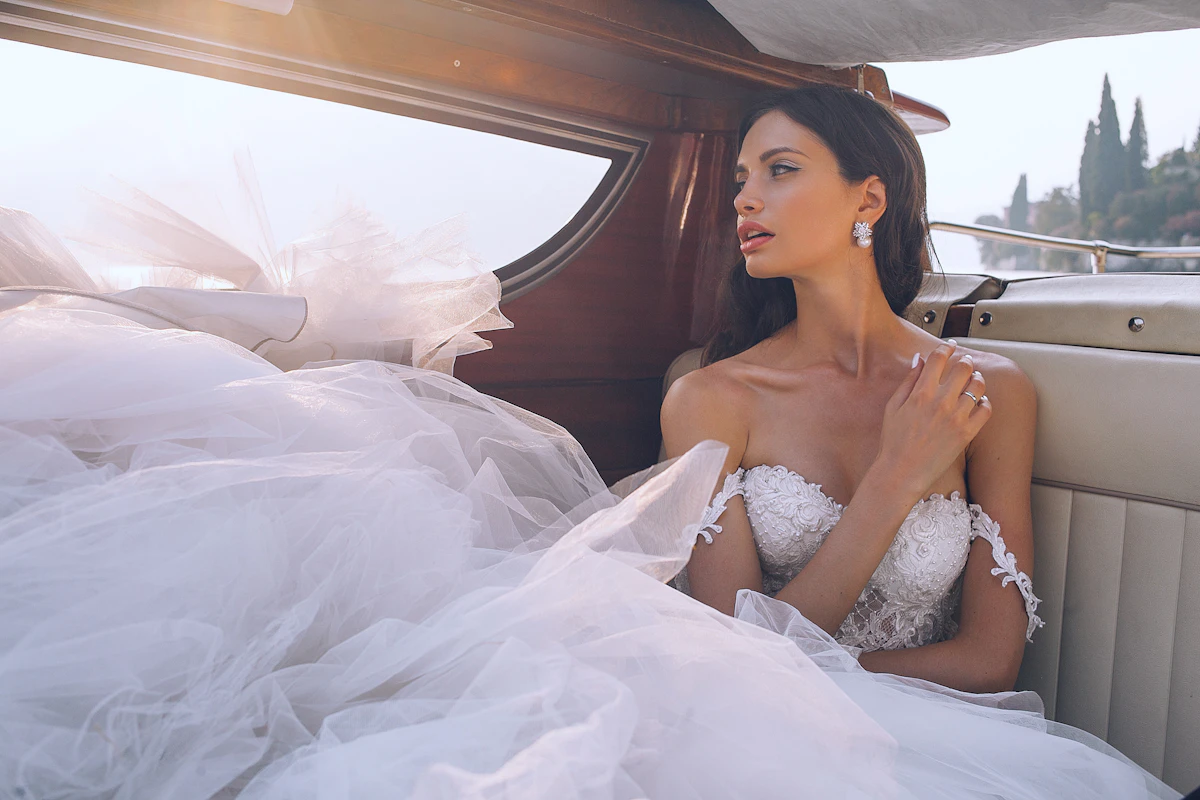 Final fitting of a SuZann Designs couture gown